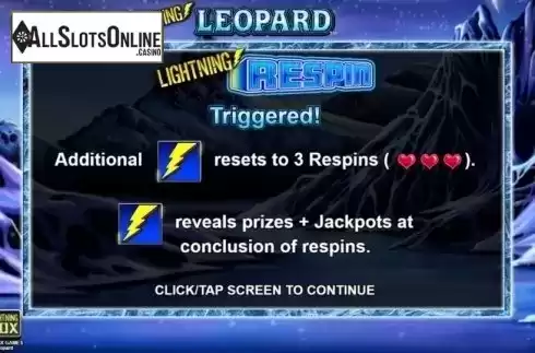 Free Spins. Lightning Leopard from Lightning Box