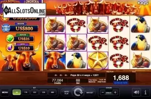 Free Spins 1. Longhorn Jackpots from AGS
