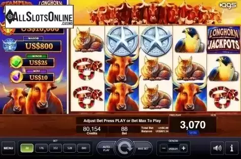 Free Spins 2. Longhorn Jackpots from AGS