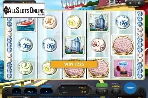 Free spins win screen. Lotto is My Motto from Oryx