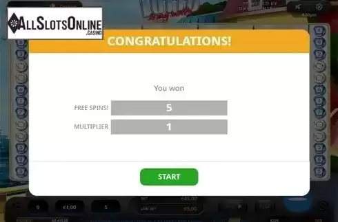 Free spins intro screen. Lotto is My Motto from Oryx