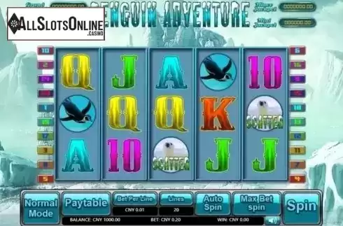 Reel Screen. Penguin Adventure from Aiwin Games