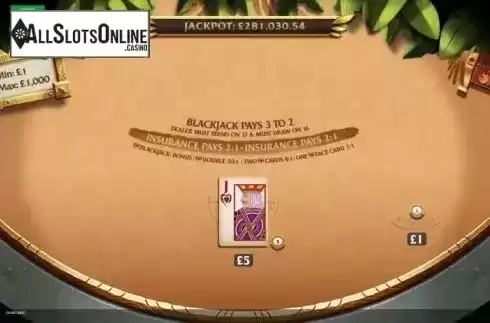Game Screen 1. Phoenix Blackjack from Roxor Gaming