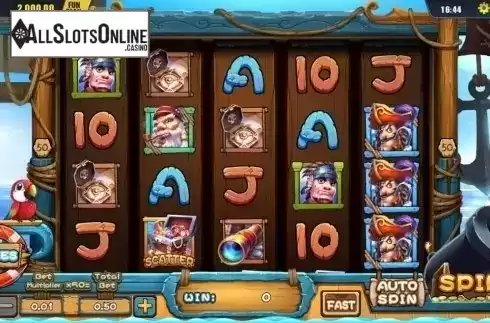 Reel Screen. Pirates Treasure (Slot Factory) from Slot Factory