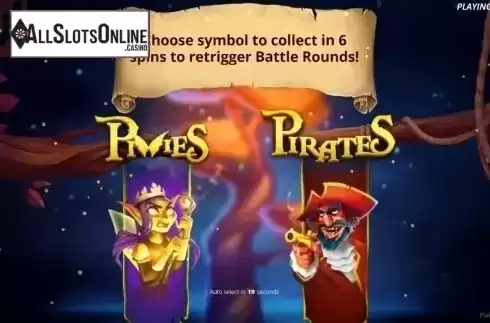 Free Spins 1. Pixies Vs Pirates from Nolimit City