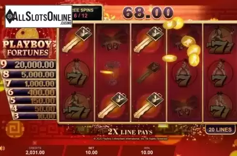 Free Spins 4. Playboy Fortunes from Gameburger Studios