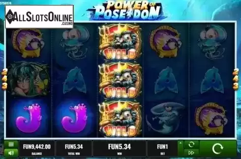Win Screen. Power Of Poseidon from Platipus