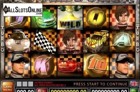 Screen5. Princess Of Speed from Casino Technology