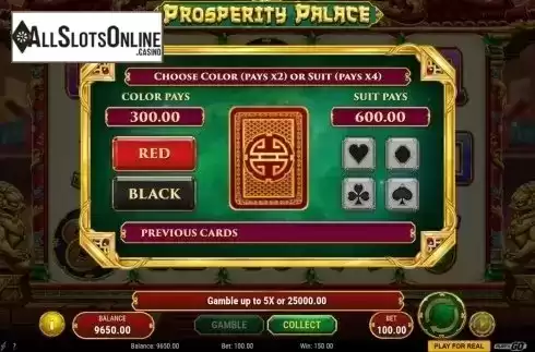 Bonus game. Prosperity Palace from Play'n Go
