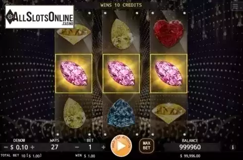 Win Screen. Quick Play Jewels from KA Gaming