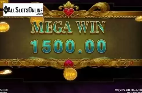 Mega Win. Ruby Casino Queen from JustForTheWin