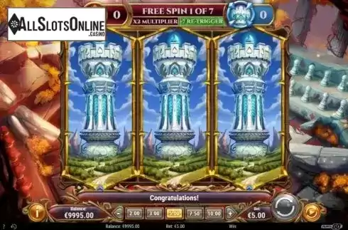 Tower Free Spins 2. Rabbit Hole Riches from Play'n Go