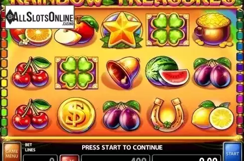 Win Screen 1. Rainbow Treasures (Casino Technology) from Casino Technology