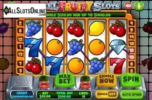 Game workflow 3. Reel Fruity Slots from Slot Factory