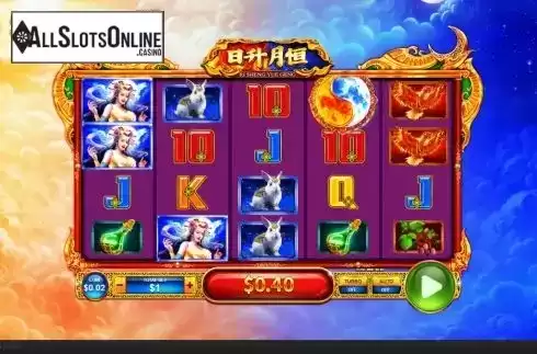 Win screen. Ri Sheng Yue Geng from Skywind Group