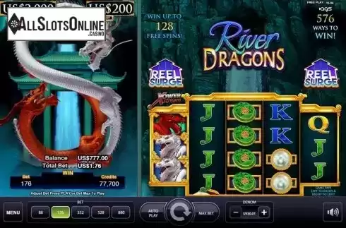 Reel Screen. River Dragons (AGS) from AGS