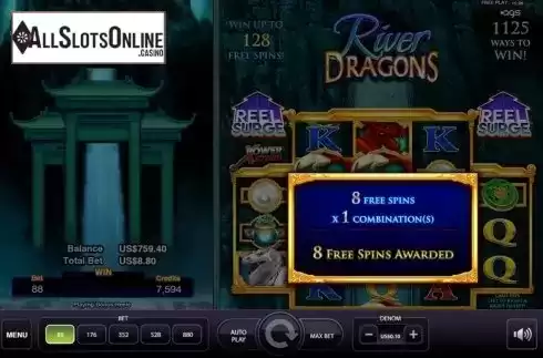 Free Spins 1. River Dragons (AGS) from AGS