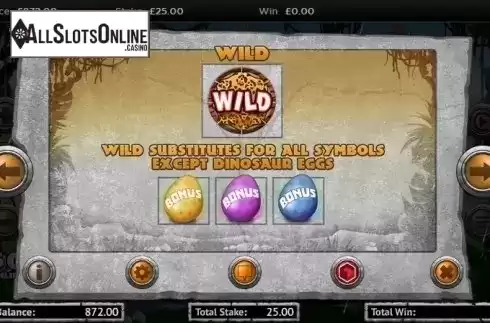 Paytable 4. Rolling Stone Age from CORE Gaming