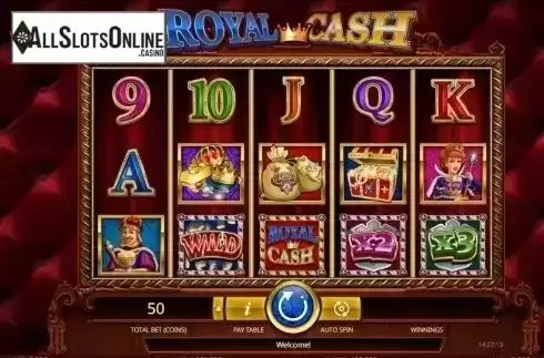 Game Workflow screen. Royal Cash Pulse from iSoftBet