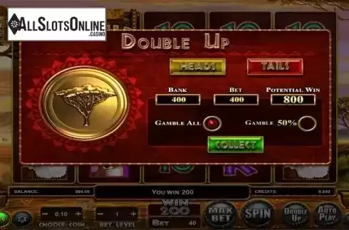 Gamble screen 2. Stampede (Betsoft) from Betsoft
