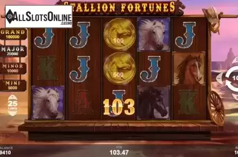 Win Screen 2. Stallion Fortunes from Pariplay