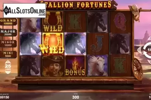 Win Screen 3. Stallion Fortunes from Pariplay