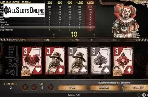 Win Screen 2. Steam Joker Poker from Espresso Games