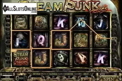 Screen8. Steam Punk Heroes from Microgaming