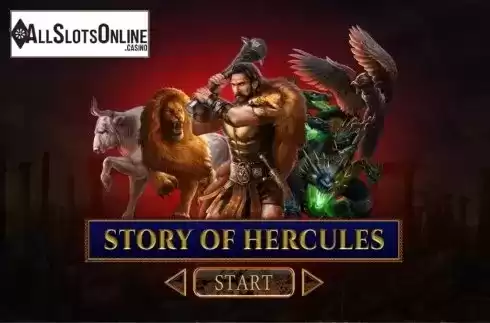 Start Screen. Story of Hercules from Spinomenal