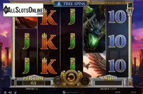 Free Spins 2. Story of Hercules from Spinomenal