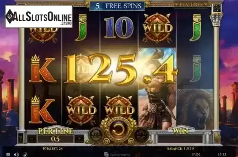 Free Spins 3. Story of Hercules from Spinomenal