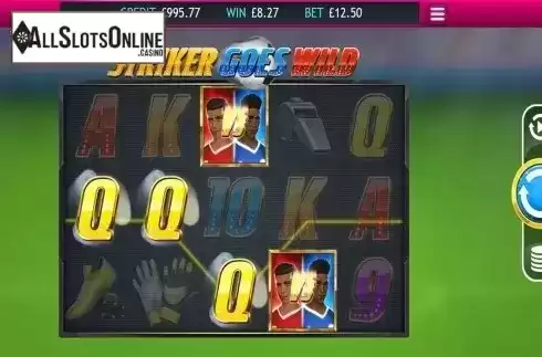 Win screen. Striker Goes Wild from Eyecon