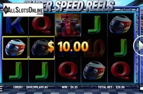 Win Screen 3. Super Speed Reels from Slot Factory