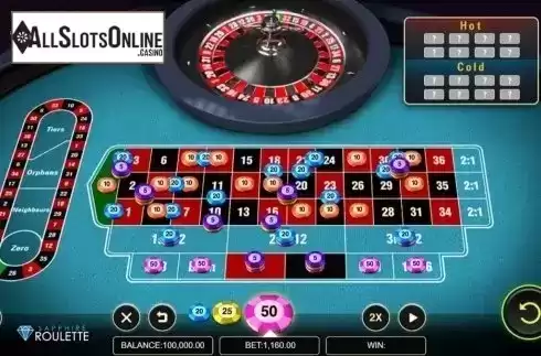 Game Screen 1. Sapphire Roulette from Microgaming