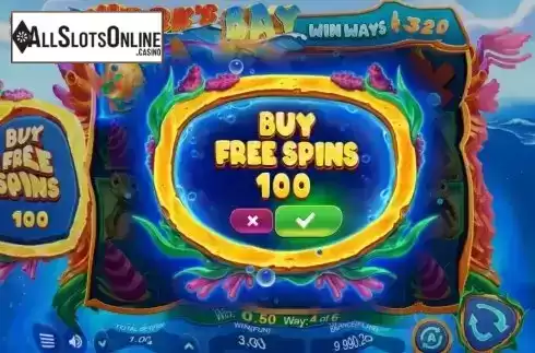 Buy Free Spins screen
