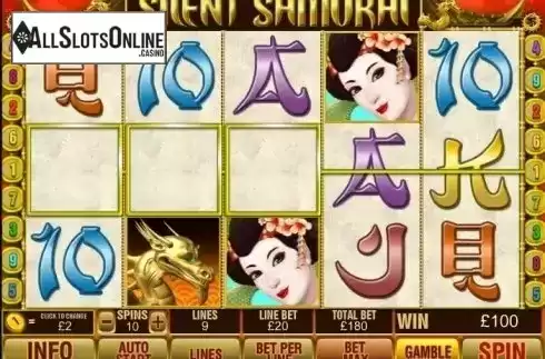 Win Screen . Silent Samurai JP from Playtech