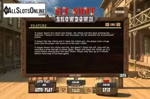 Feature 2. Six Shot Showdown from RTG