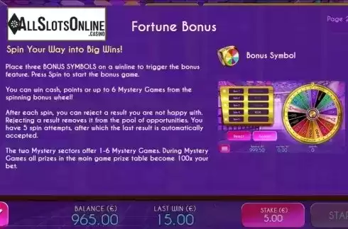 Features. Spin Your Fortune from Air Dice
