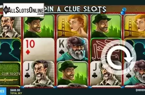 Reel Screen. Spin a Clue Slots from Slot Factory