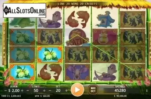 Win screen. Taiwan Black Bear from KA Gaming