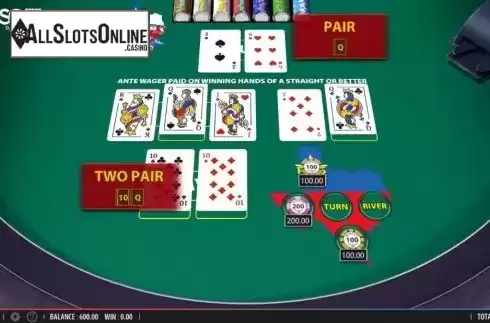 Game Screen 2. Texas Hold'em Plus (Shuffle Master) from Shuffle Master