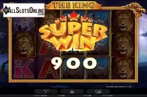 Super win. The King (iSoftBet) from iSoftBet