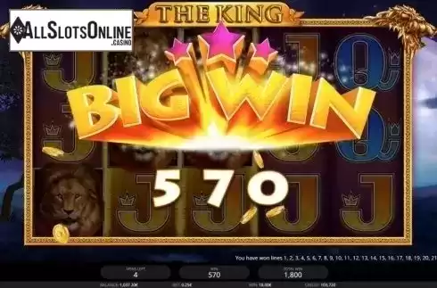 Big win. The King (iSoftBet) from iSoftBet