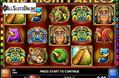 Game workflow. The Mighty Aztecs from Casino Technology