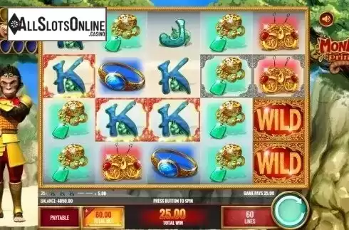Win Screen 2. The Monkey Prince from IGT