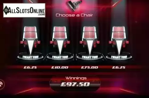 Bonus Game 2. The Voice UK Slot from Mutuel Play