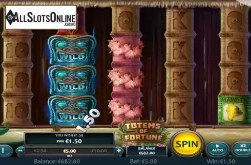 Win Screen 2. Totems of Fortune from Nucleus Gaming