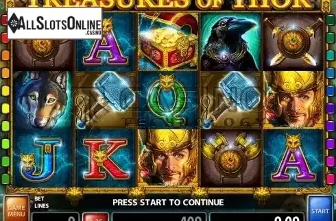 Screen 1. Treasures of Thor from Casino Technology