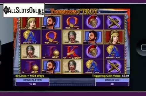 mobile version. Treasures of Troy from IGT