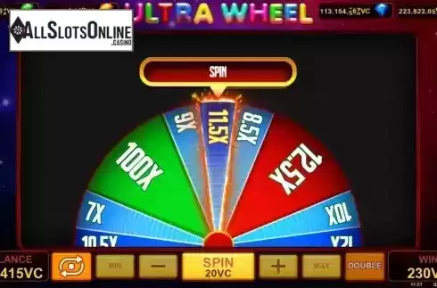 Bonus Wheel Screen